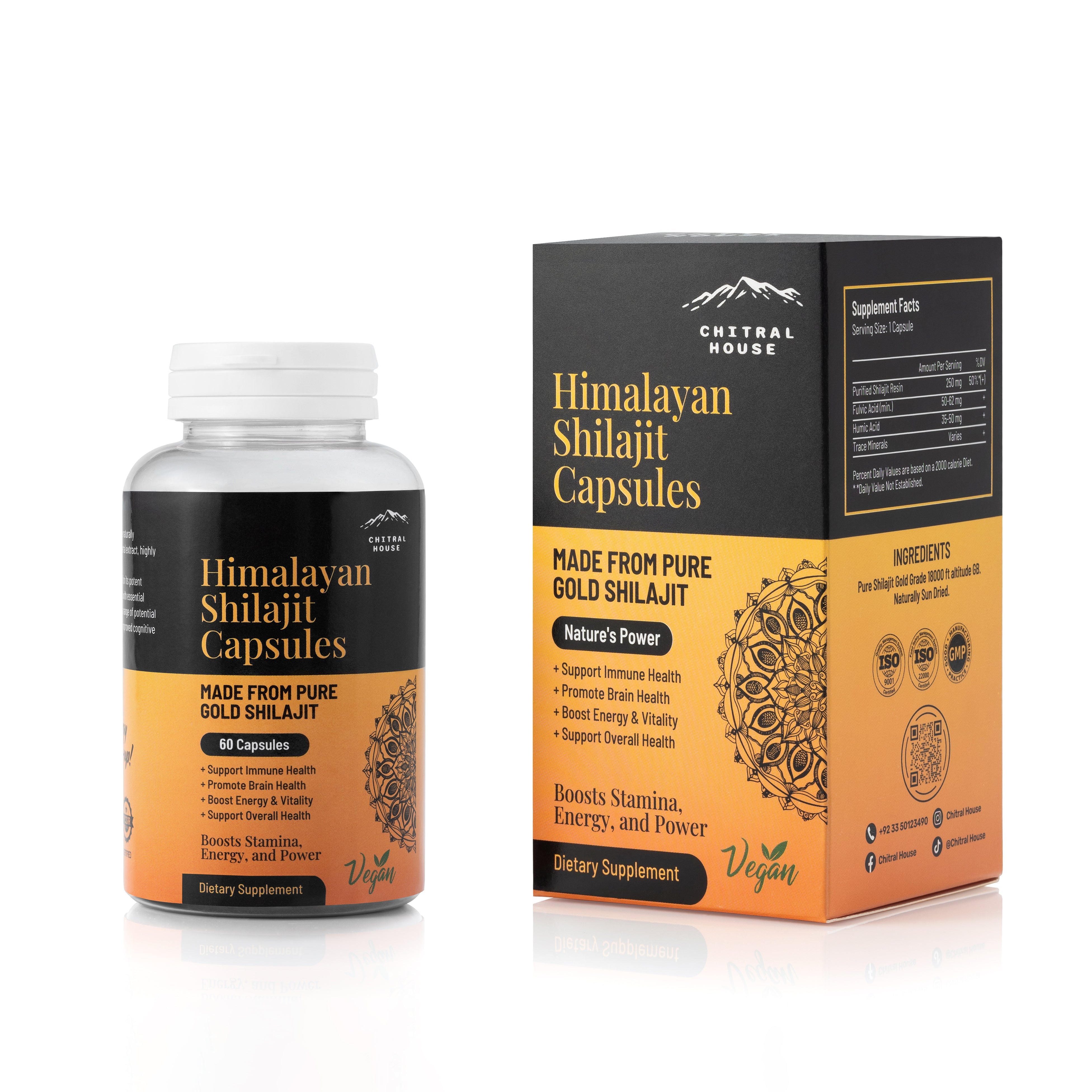 Shilajit Capsules 60 count - Image 1