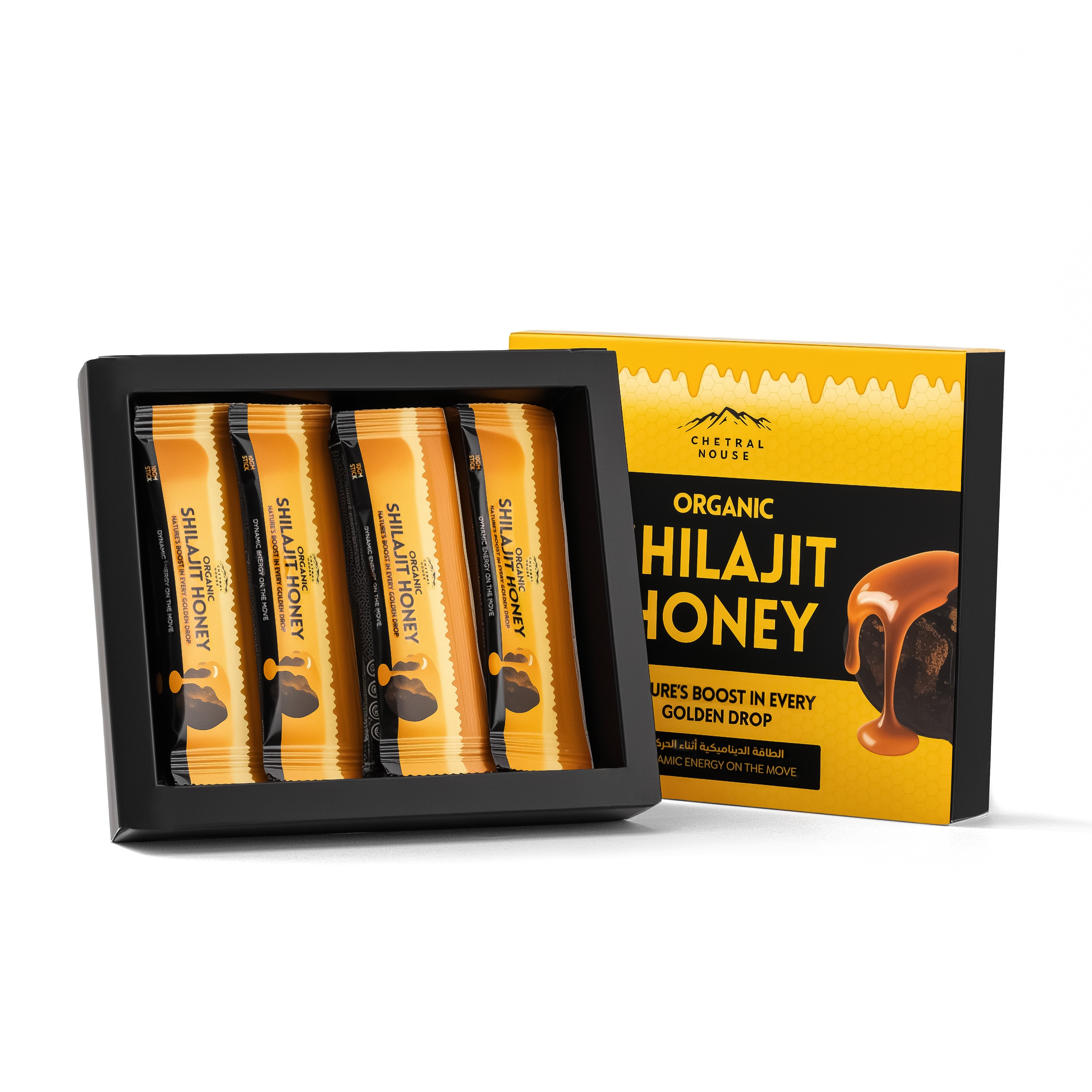 🍯 Honey Shilajit (Salajeet) 15 Sachet Pack – Pure Himalayan Salajeet with Honey - Image 1