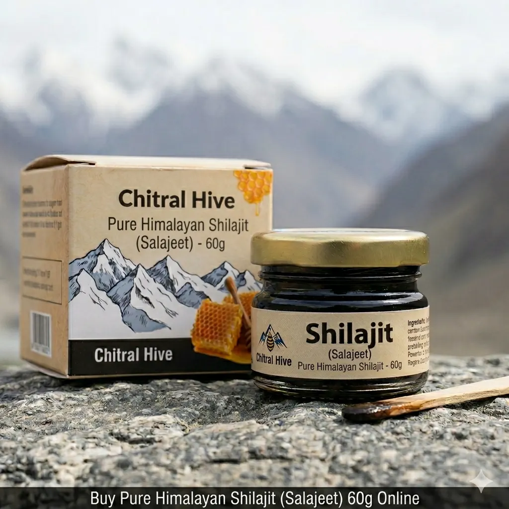 Buy Pure Himalayan Shilajit (Salajeet) 60g Online in Pakistan | Chitral Hive