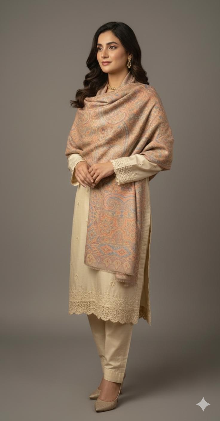 Cashmere Shawl for Women – Soft, Warm & Elegant | Handmade Cashmere Wool - Image 1