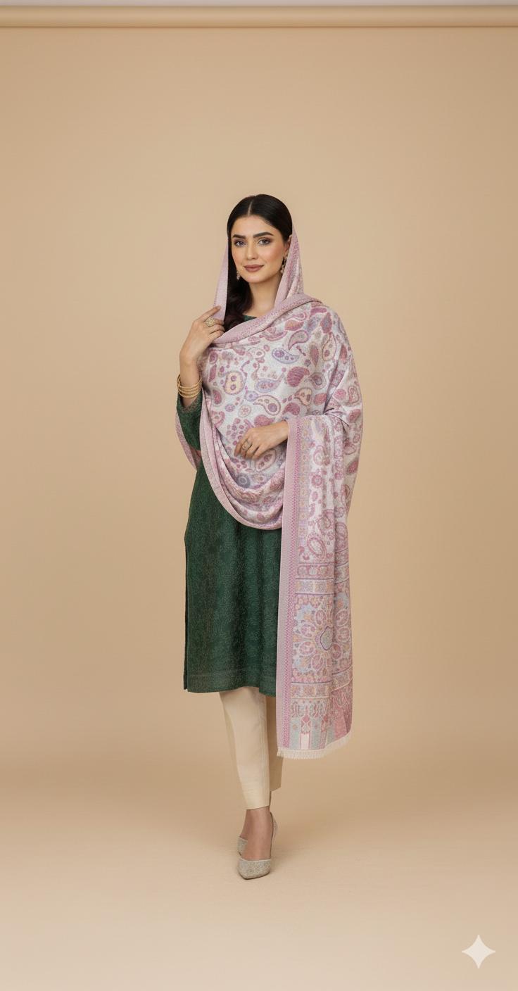 Cashmere Shawl for Women – Soft, Warm & Elegant | Handmade Cashmere Wool - Image 1