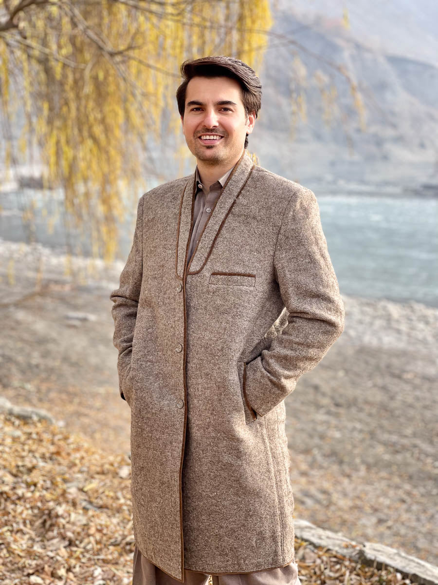 Chitrali Woolen Long Coat for Men — Traditional Handwoven Long Coat from Chitral - Image 1
