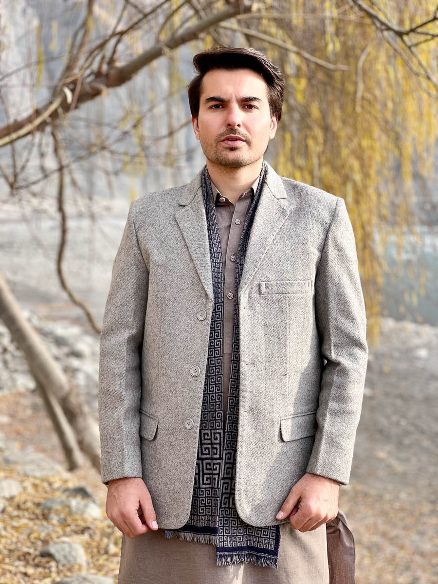 Premium Woolen Blazer for Men - Handmade - Image 1