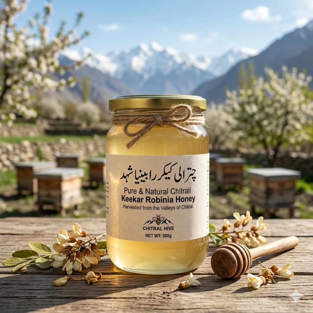 ๐ฏ Chitrali Keekar Robinia Honey โ Pure & Natural in Glass Jar